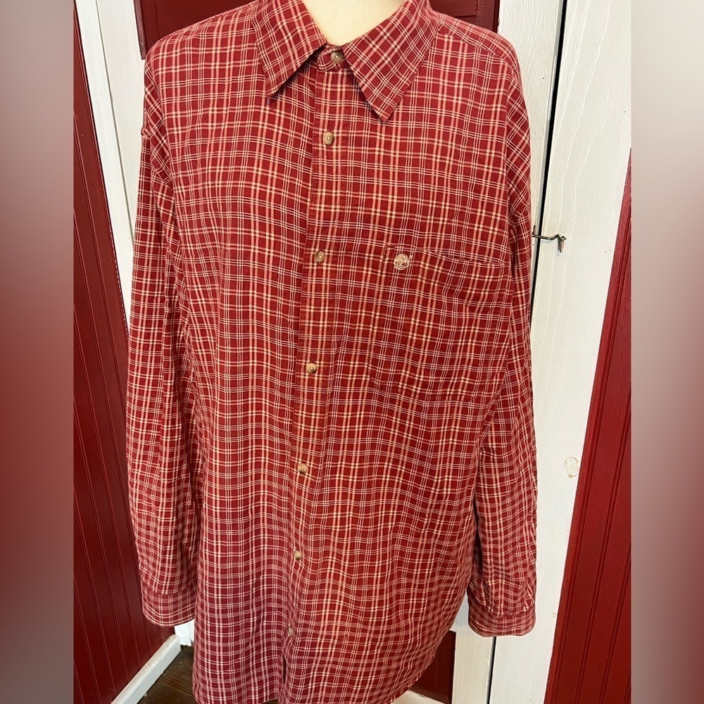 Timberland Long Sleeve Button Shirt XL - Picture 9 of 9